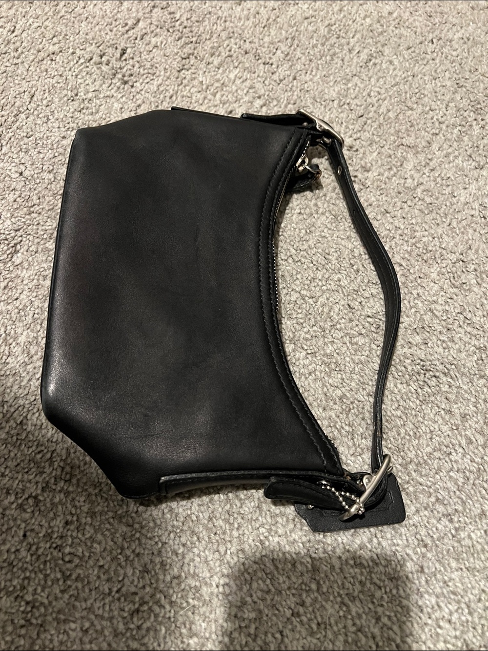 Vintage Coach Black Mini Shoulder Bag